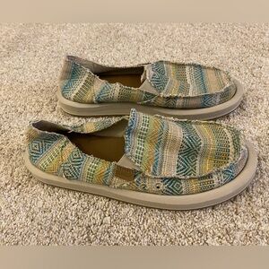 Sanuk Donna Soft Top Artesano - Blue Green